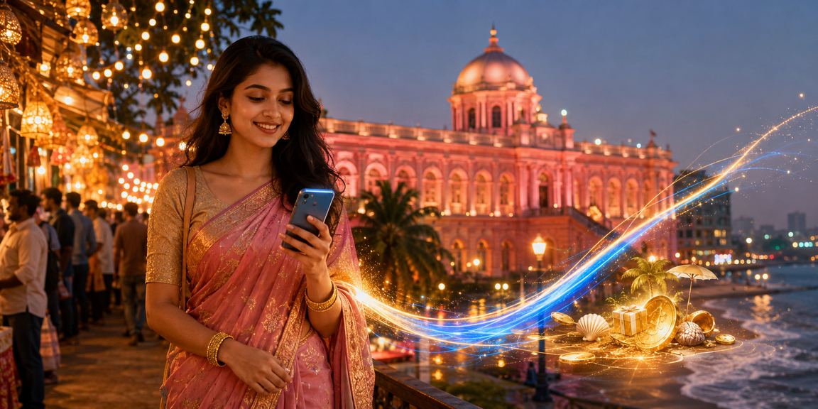 মোবাইল থেকে দ্রুত ও নিরাপদ বেটিং ও পেমেন্টের দৃশ্য